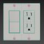 US Electrical Outlet and Light Switches
