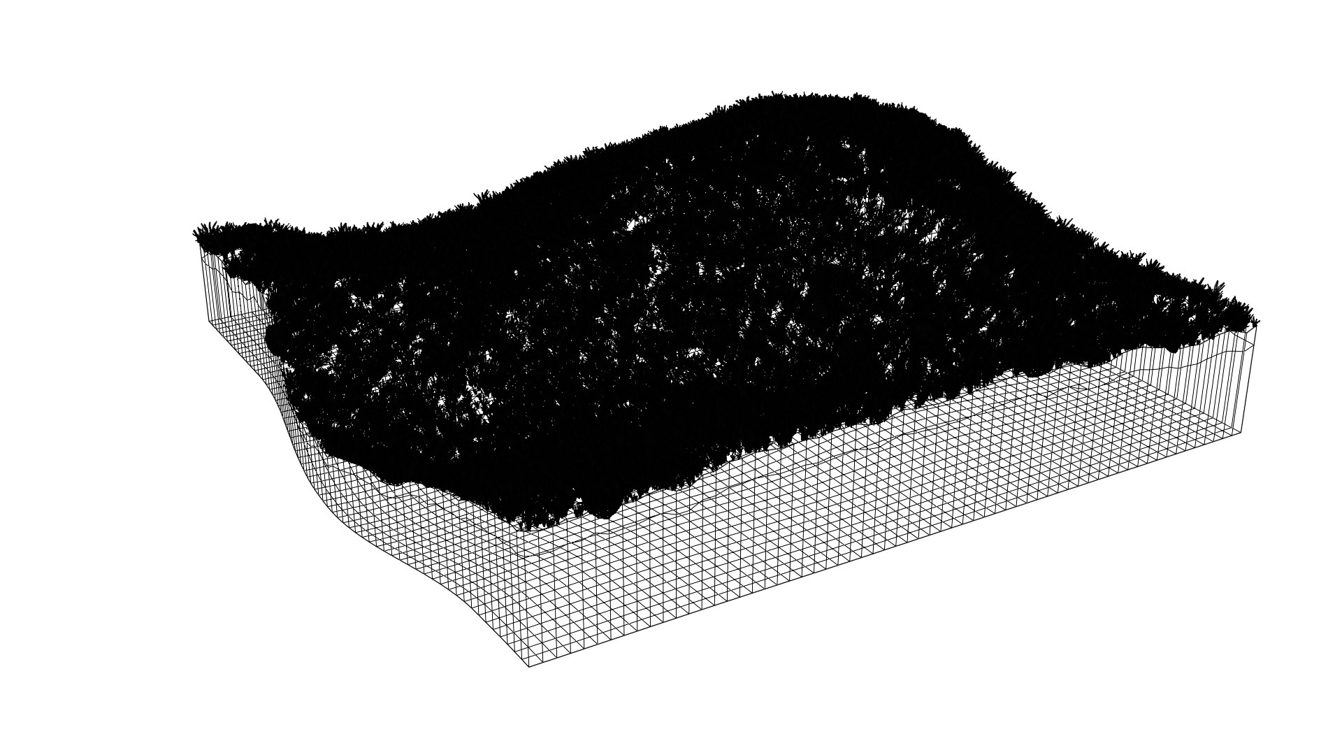 3D Model Five Hill With Rocky Grass Pack - TurboSquid 2185068