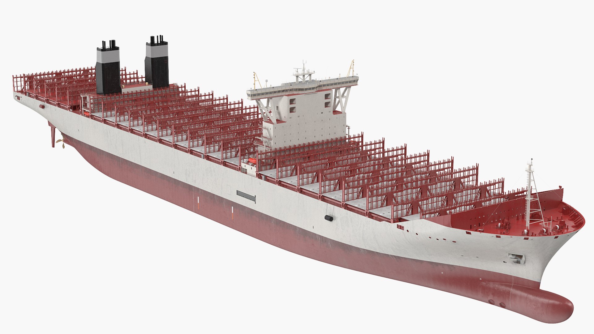 Ultra Large Container Vessel 3D model preview