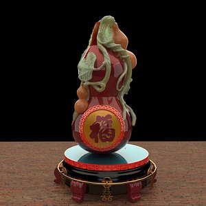 3D Chinese  gourd