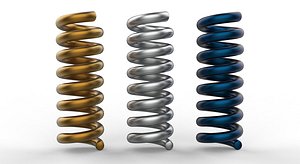 3D Spring 3D Model 3D model