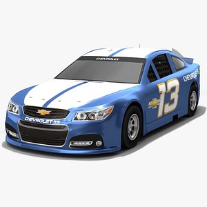 generic nascar chevrolet 2017 3D model