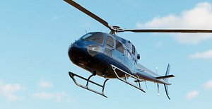Helicopter Airbus Eurocopter AS355 Ecureuil II Twin Engine 3D