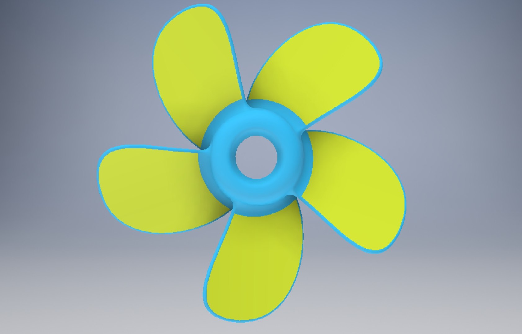 3D 5 Bladed Propeller - TurboSquid 1969938