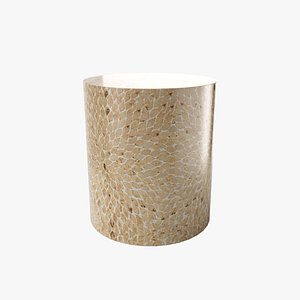 Capiz Accent Table 3D