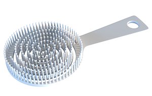 Hair Comb 3D print model 3D model