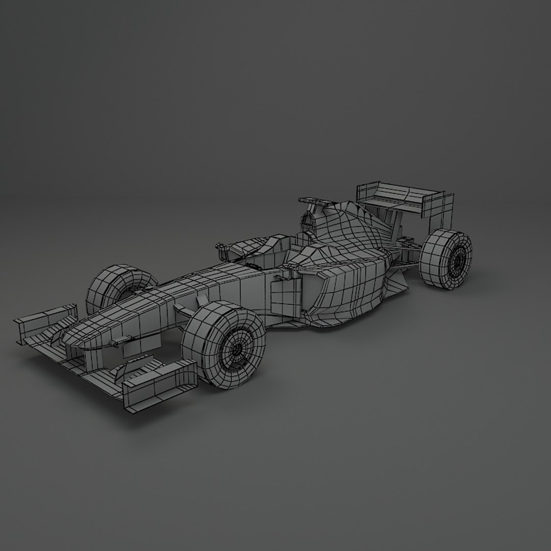 3d Race Car F1 Driver