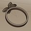 Anel com Folha Floral - Modelo de Impressão 3D de Joia Minimalista e Elegante
