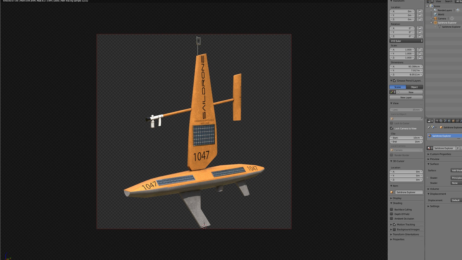 3D Saildrone Explorer - TurboSquid 1855999