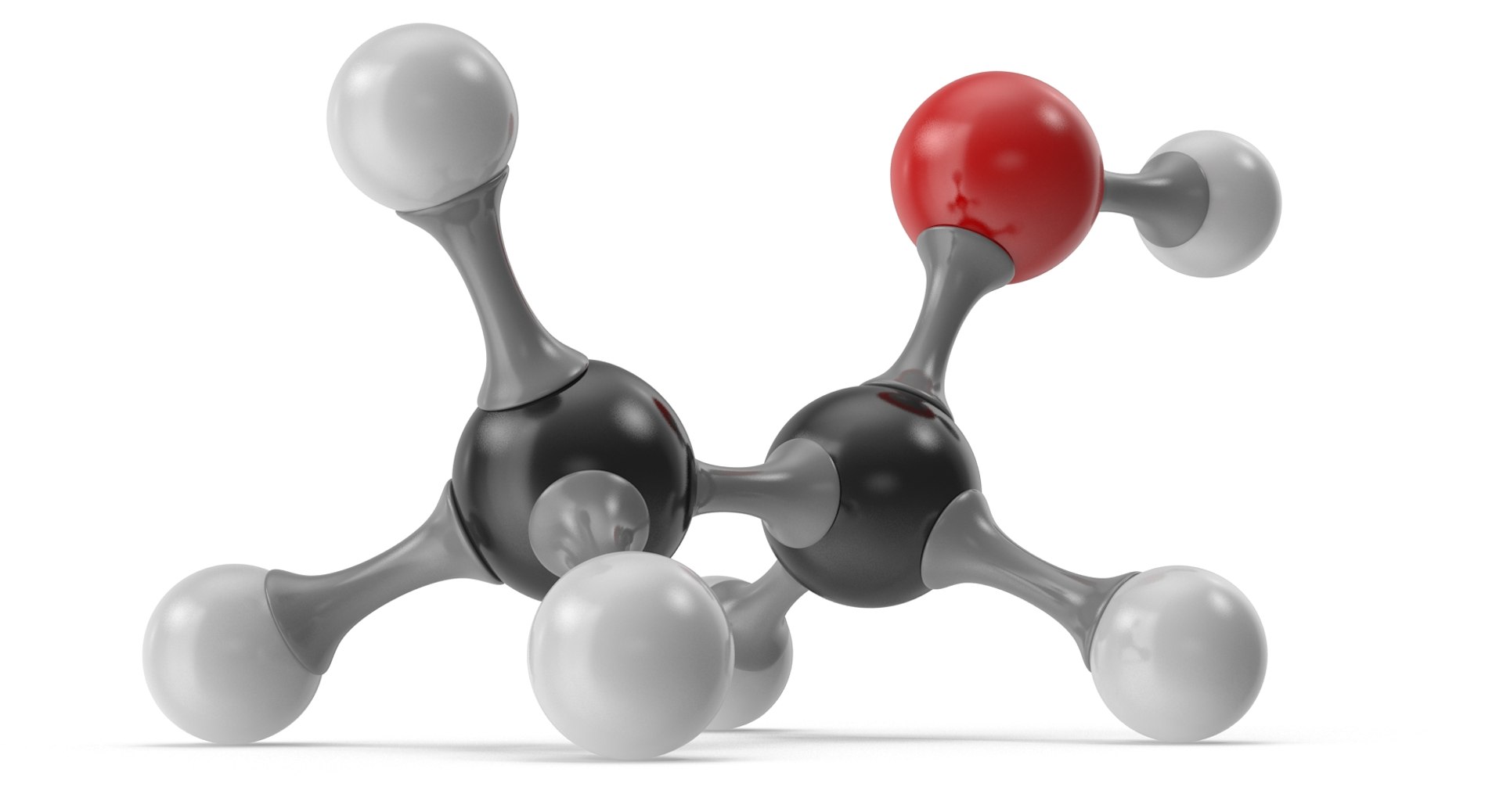 Ethanol molecular 3D model - TurboSquid 1372131