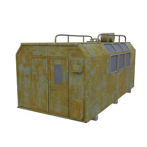 Russian Military Training Wagon 3D
