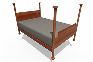3D poster bed model