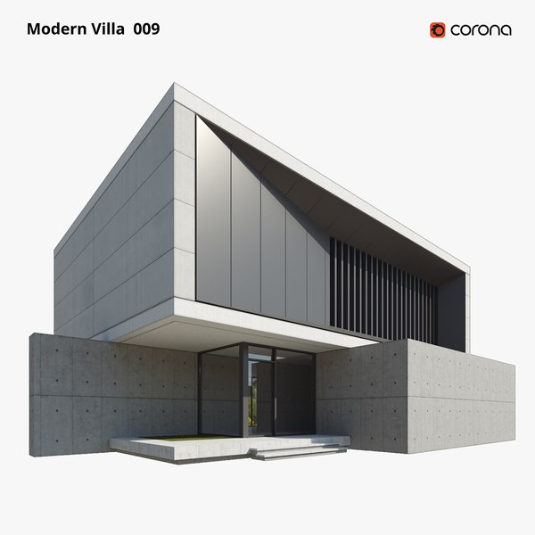 modelo 3d Diseño de villa moderna 009 - TurboSquid 2199596