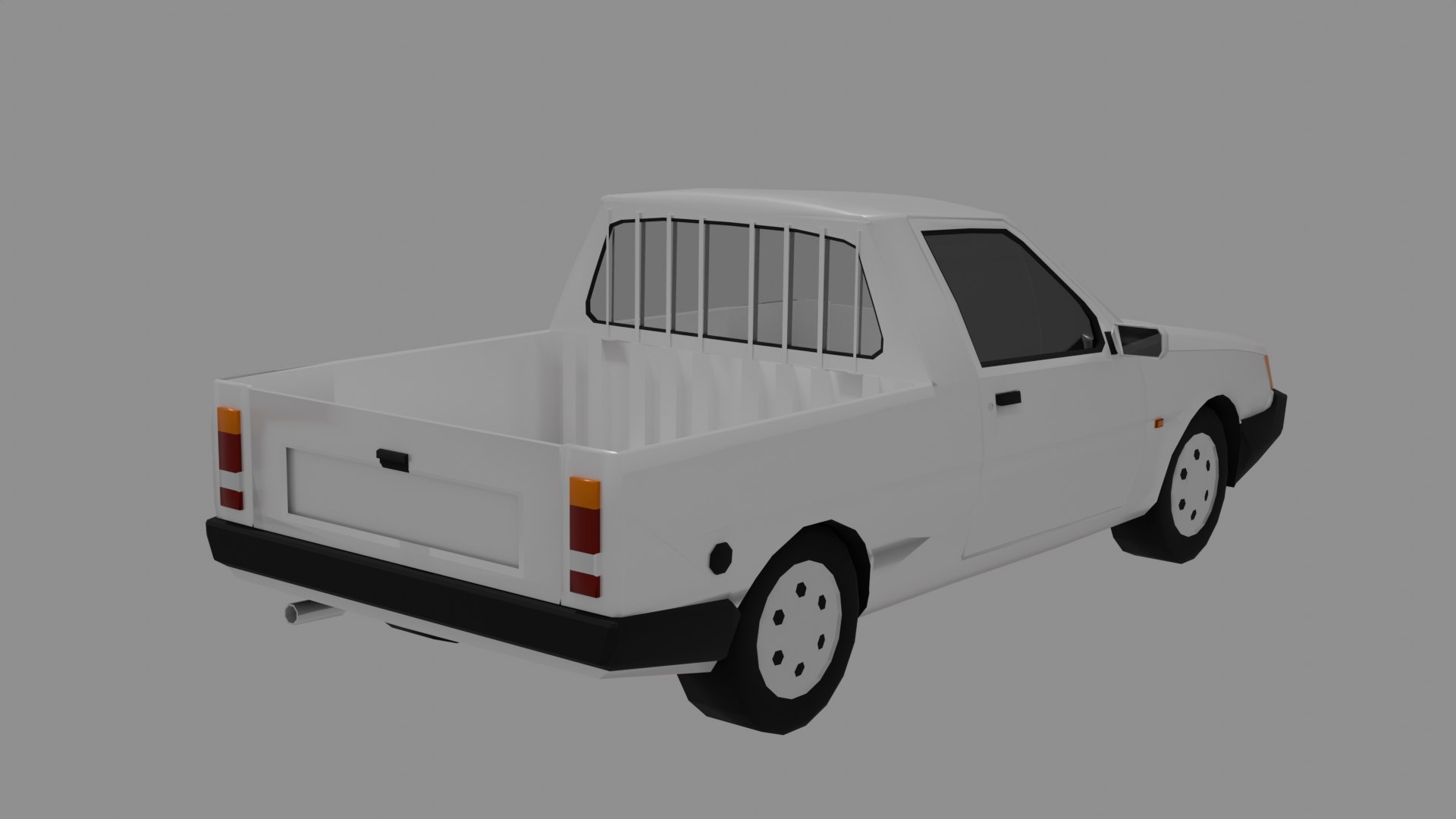 Free 3D Ukrainian Car ZAZ 110550 Tavria PickUp 1993 Free Low-poly 3D ...