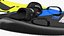Motorised Carbon Fiber Surfboard Jet Surf Green