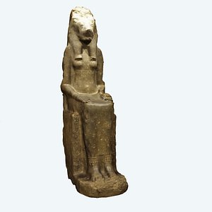 3d statue sekhmet model