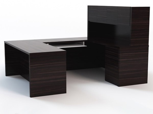 computer desk 3d model