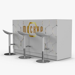 Expo Demo Bar Mockup 3D model