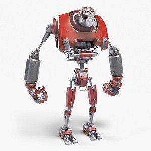 robot fighter 3D model