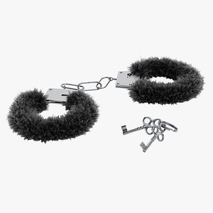 Fluffy Handcuffs with Keys 2