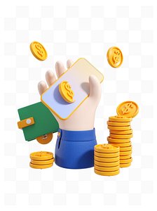 3D Cartoon wind mobile phone plus model