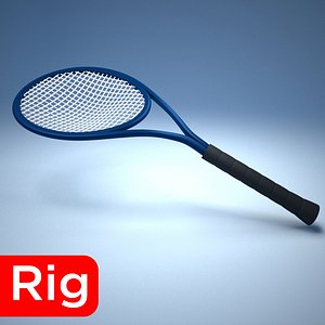 3D racket tennis sport