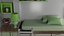 Green Kids Bedroom