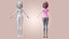Cartoon Woman Rigged 3D model