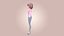 Cartoon Woman Rigged 3D model
