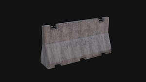 Traffic barrier 3D