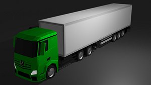 Mercedes Actros LowPoly