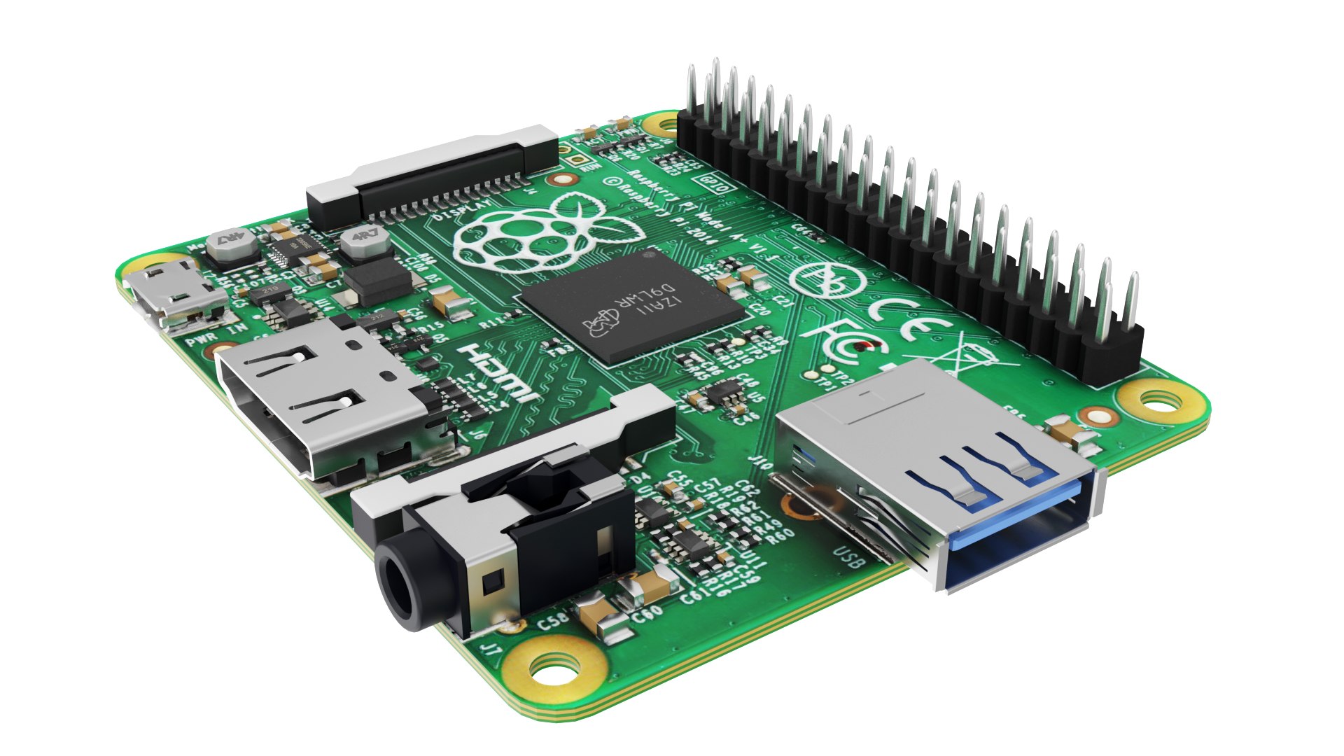 Raspberry Pi 1 A Model - TurboSquid 1770712