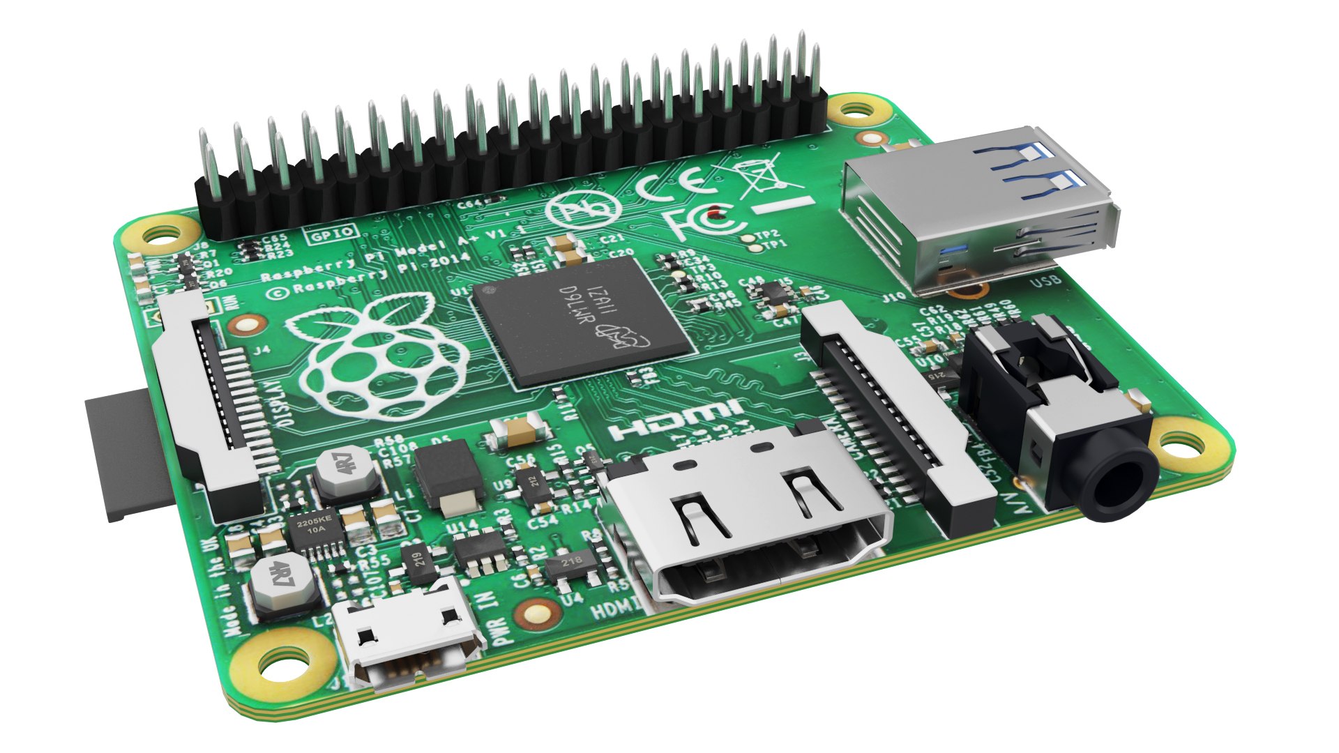 Raspberry Pi 1 A Model - TurboSquid 1770712