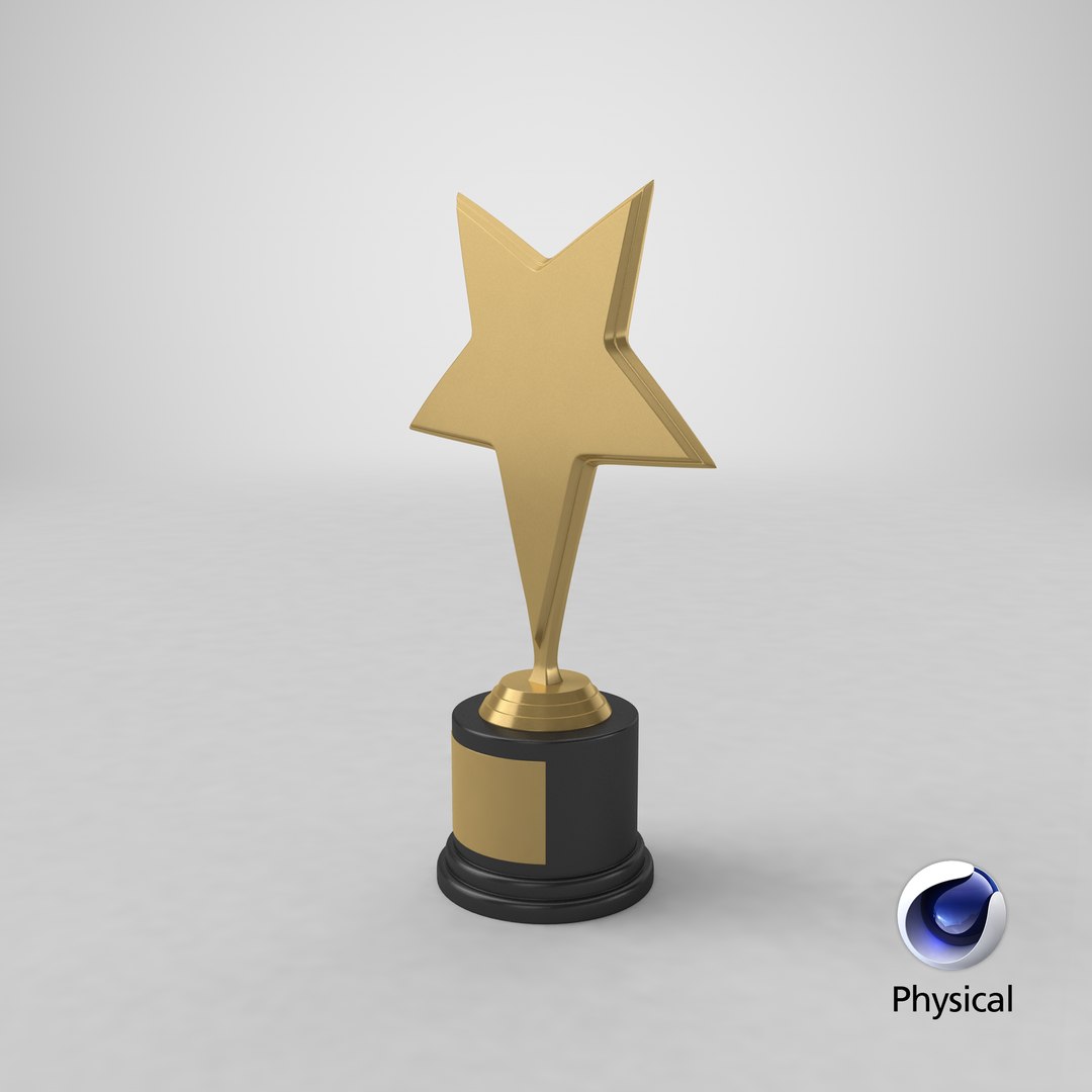 3D Model Star Trophy - TurboSquid 2113945