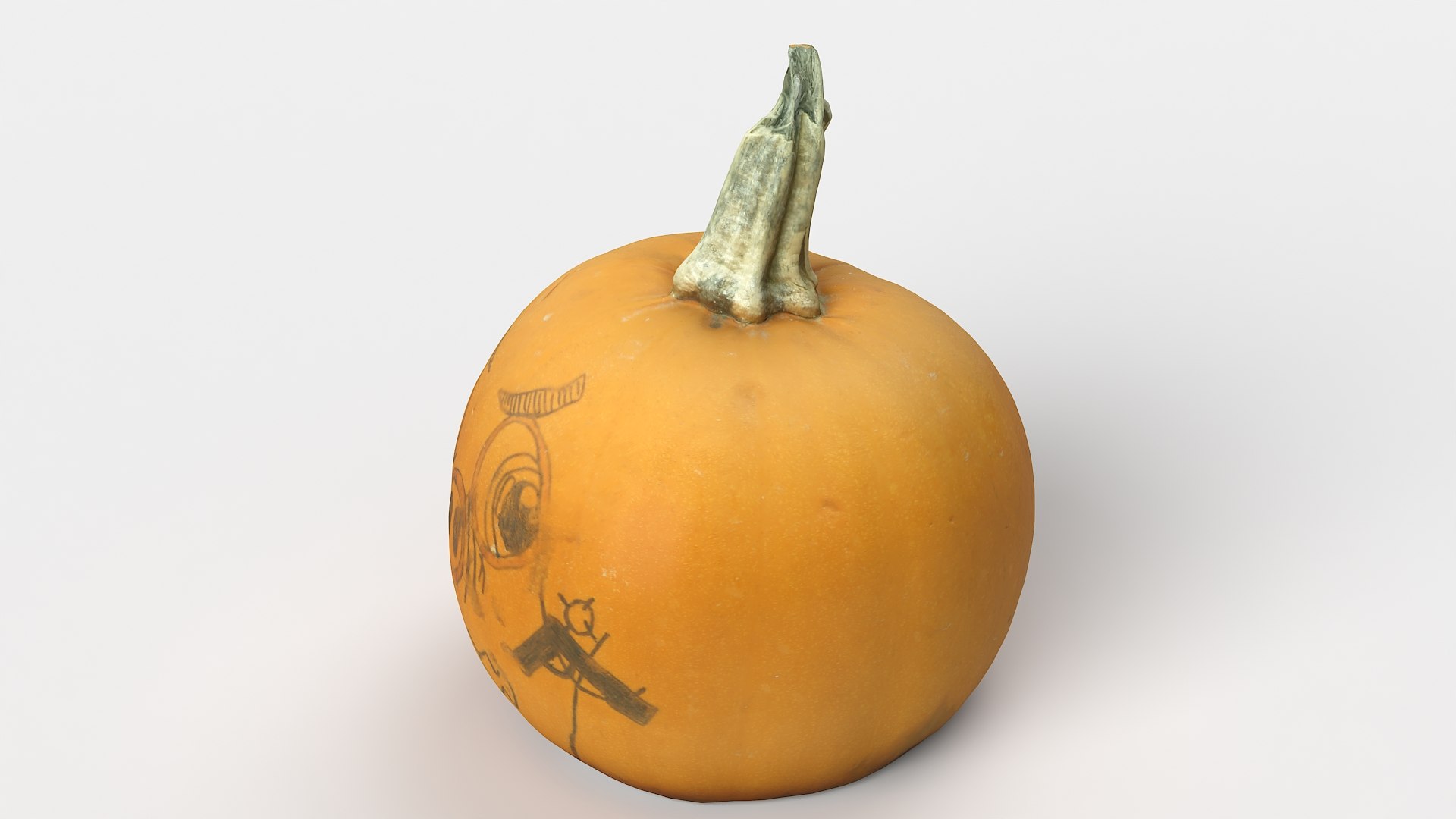 3d Model Pumpkin 05 Turbosquid 1982321