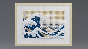Lego ART - The Great Wave 3D model
