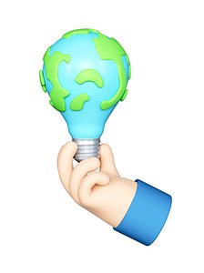 3D stereoscopic cartoon creative 3D model