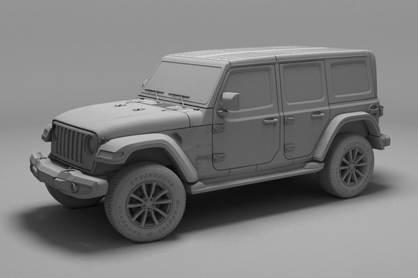 3D jeep wrangler unlimited model - TurboSquid 1420902