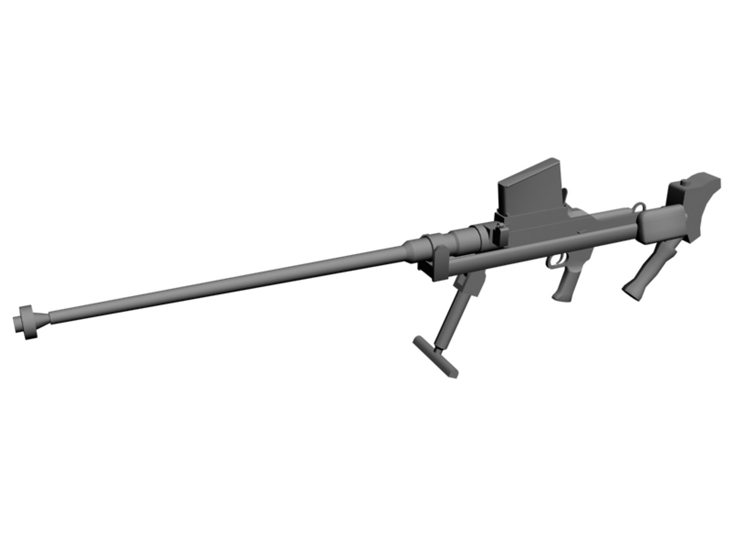 Boys Anti Tank Rifle 3d Model 6776