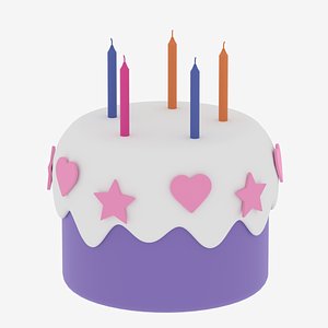 Cartoon Birthday Cake