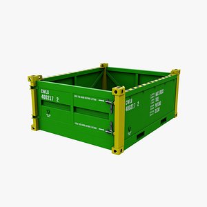 3D 10 Half Height Container