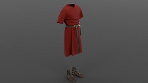 Roman cloth 3D model