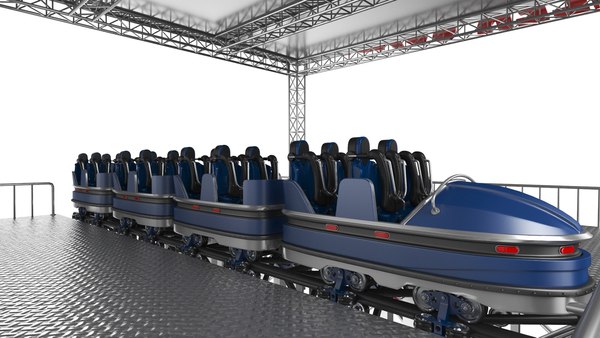 Three Detailed Amusement Park Rides 3D model - TurboSquid 1984633