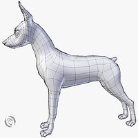 dog pinscher basemesh