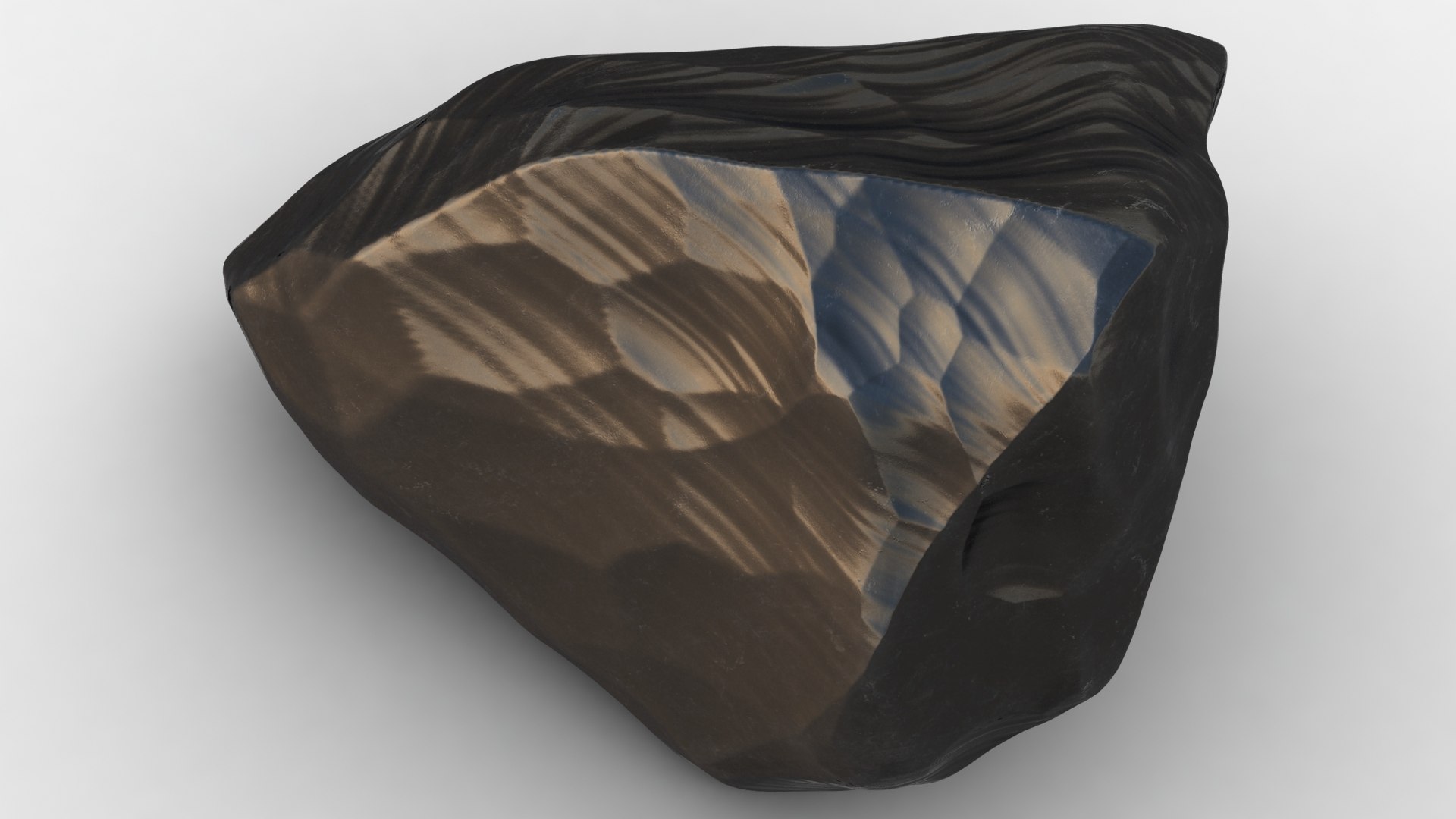 Obsidian Stone Model - TurboSquid 1575312