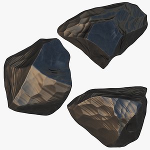 obsidian stone model