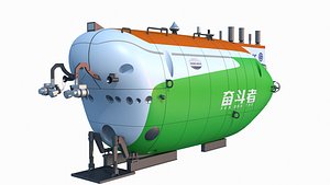 3D Sea Manned Submersible-Fendouzhe
