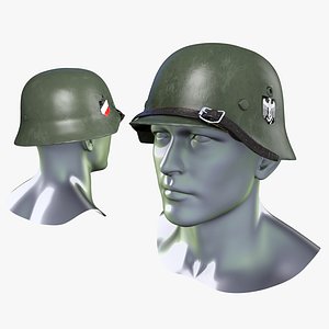 3D model German WWII Luftwaffe Helmet