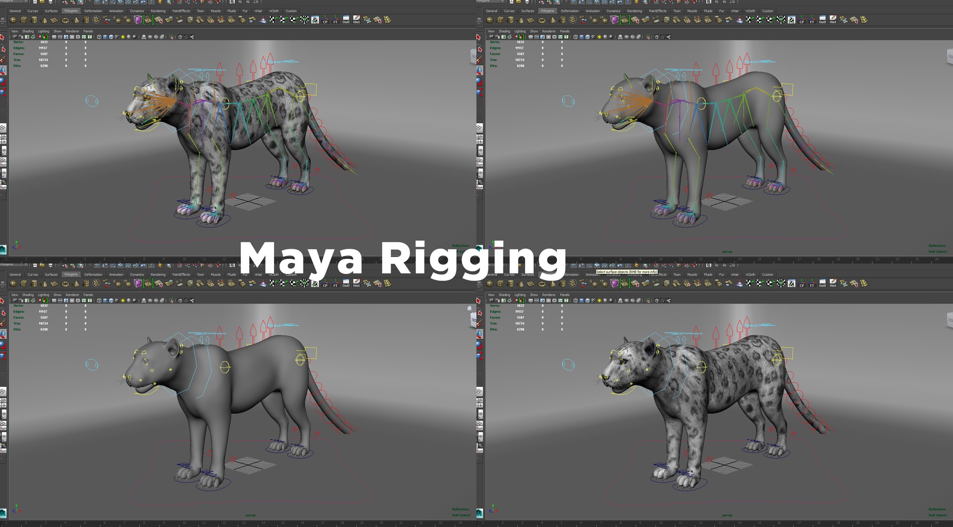 3D Model Leopard Rigged - TurboSquid 1287104