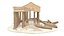 Persian Building V - Low Poly - Textured